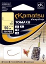 HÁČEK Č. 8 READY TOMARU NÁSTAVCE NA KRMÍTKO 50cm 10ks ZLATÉ KAMATSU