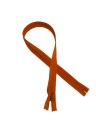 Zips, SAMOSTATNÝ Zips, KRYTÁ ČIPKA 60cm # ORANŽOVÁ