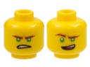 Lego New Head Žltá hlava zelené oči Ninjago Lloyd 3626cpb1890