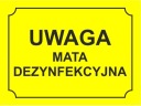 Č.1 Pozor! Dezinfekčná podložka - DOSKA
