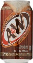 Koreňové pivo A&W v 355 ml plechovke