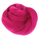 Česaný soví úplet Česaná vlna 50g 2m Fuchsia
