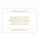 Vložky do svadobných pozvánok s klasickým vintage rýmom, 8 ks