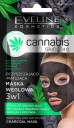 Eveline Cannabis Skin Care Carbon maska ​​3v1 7 ml