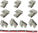 10x Frame Clip Držiak na kábel PV Solar DC Cable 4-6mm2 MC4