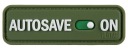 Nášivka Autosave PVC Olive M-Tac emblém