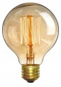 E27 dekoratívna retro Edison guľová žiarovka 60W akcentačné svetlo