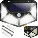 SOLÁRNE SVIETIDLO SO SNÍMAČOM POHYBU SÚMRAK, ZÁHRADNÁ FASÁDA, 100 LED