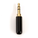 STEREO ZÁSTRČKA SPÁJKOVACIA ZÁSTRČKA ZLATÝ MINI JACK 3,5 mm
