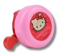Detský zvonček na bicykel, rozprávkový styling, Hello Kitty, ružová