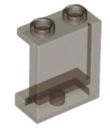 LEGO PANEL 1X2X2 TRANSPARENT TMAVÉ 87552