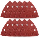 10x papierový trojuholník so suchým zipsom 93x93x93 P150 Multi-Tool