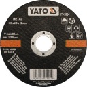 Kovový rezací kotúč 125x2,5x22 mm YT-5924 YATO