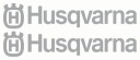 Nálepky HUSQVARNA 20cm 2ks STRIEBORNÉ
