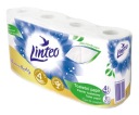 LINTEO 4w biely mäkký toaletný papier, 8 roliek