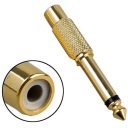 ADAPTÉR KONEKTOR 6.3 RCA CINCH ZÁSUVKA NAKAMICHI