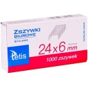 KANCELÁRSKE SVORKY 24/6 1000 KS TETIS OCEL