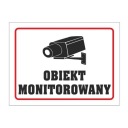 Nálepku s nápisom MONITOROVANÉ ZARIADENIE