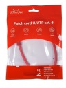 Twisted pair patch cord 3M UTP CAT 6 - Vysoko kvalitný kábel 3 metre ČERVENÝ