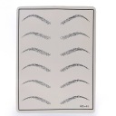 Umelá koža na cvičenie, make-up vzor obočia