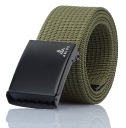 Zelený khaki pás pánske džínsy šírka 4 cm