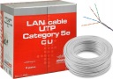 KÁBEL LAN ETHERNET KÁBEL Krútený PÁR MEDENÝ CU CAT 5.E CAT5 U/UTP 1M