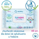 Celulózové obrúsky h2o Utierky detské vlhčené 48 ks.