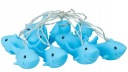 LAMPA rybie lampy shark sharks LED girlanda x10
