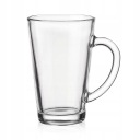 IWO sklenený hrnček, pohár s uškom, káva, latte, čaj, horúca čokoláda, 300 ml
