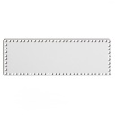 biely základný košík dno 16x46cm HDF obdĺžnik