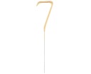 Prskavky Číslo 7 - zlaté, 17 cm