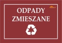 č. 77 VÝSTRAŽNÁ TABUĽA PRE ZMESOVÝ ODPAD
