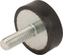 Tlmič vibrácií typ D 25mmx8mm M6