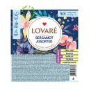 Sada čiernych čajov Lovare Assorted Bergamot, 50 sypaných vrecúšok, každé po 2 g