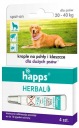 HAPPS Bylinné kvapky proti blchám a kliešťom pre VEĽKÝCH PSOV 20-40KG 4 ks.