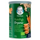 Gerber Bio pšenično-ovsené chrumky, mrkva, pomaranč pre dojčatá