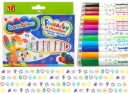 BAMBINO fixy s pečiatkami, 12 farieb.
