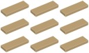 LEGO TILE 63864 TILE 1x3 tmavý piesok (6g) 9 ks