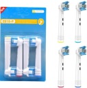 4 ks 3D CLEAN hlavice pre zubné kefky Oral-B Braun EB18