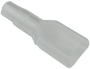 Kryt konektora 6,3mm flexibilný (10ks) /0108-10