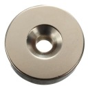 Neodymový magnet 8x3mm otvor 6,3x3mm