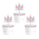 Návleky na cupcake UNICORN - 6 ks