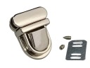 Zapínanie na zips na aktovkovú tašku 26/30 mm strieborná