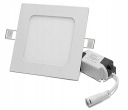 Štvorcový zapustený LED stropný panel 6W 4000K