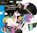 Scratch-Off Scratch-Off Coloring Page JEDNOROŽCI 6 listov + pero Kidea