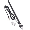 TELESKOPICKÁ ANTÉNA CHROMOVÁ 40cm KÁBEL 80cm AM/FM