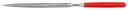 Polkruhový diamantový ihlový pilník 3x140x50 mm Yato