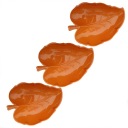 Podnos na taniere, 3 ks, plastový, 23 cm, oranžový list