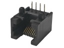 RJ45/8P8C UTP netienená zásuvka pre tlač PCB