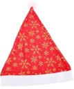 VIANOČNÁ ČIAPKA SANTA CLAUS ČERVENÉ GLITTROVÉ EKO VIANOCE